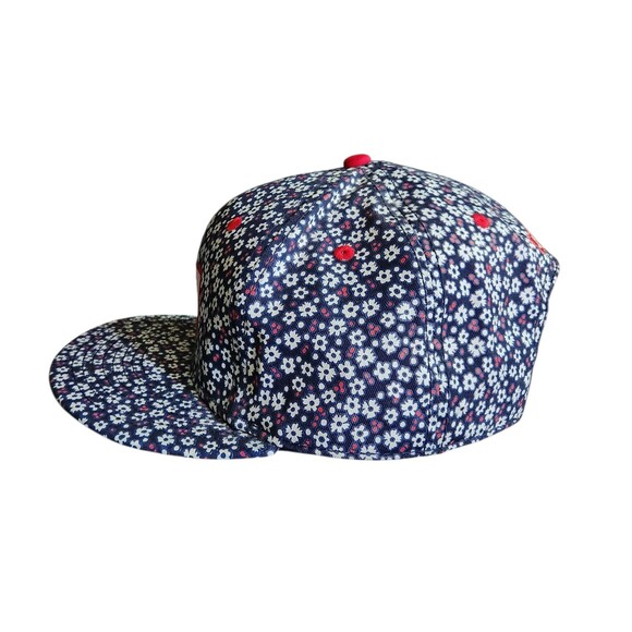 Justin Bieber SWAGGY Cap Flat Billed Snapback Blue Floral Official Merchandise - Picture 7 of 11
